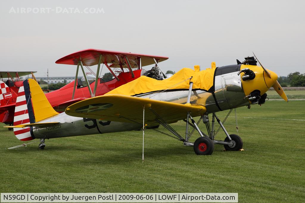 N59GD, 1942 Ryan Aeronautical ST3KR C/N 2186, 1942 Ryan Aeronautical ST3KR