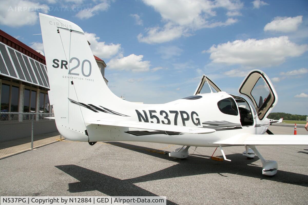 N537PG, 2008 Cirrus SR20 C/N 1997, Cirrus open house @ GED