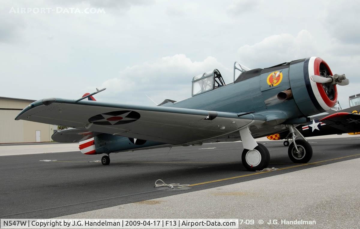 N547W, 1942 North American AT-6A Texan C/N 05437, at Punta Gorda FL
