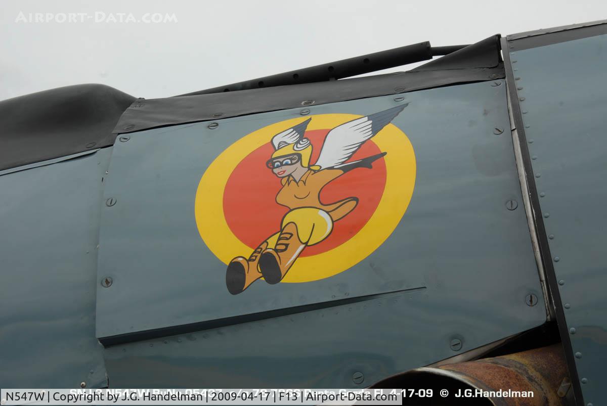 N547W, 1942 North American AT-6A Texan C/N 05437, nose art at Punta Gorda