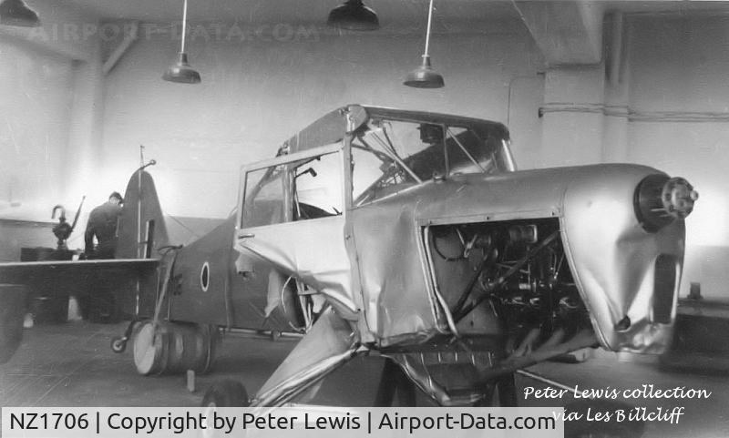 NZ1706, Auster J-5 Adventurer C/N 2803, RNZAF - after crash 5Dec1953
