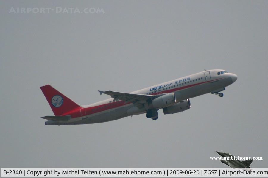 B-2340, 1995 Airbus A320-232 C/N 540, United Eagle Airlines on lease from Sichuan Airlines