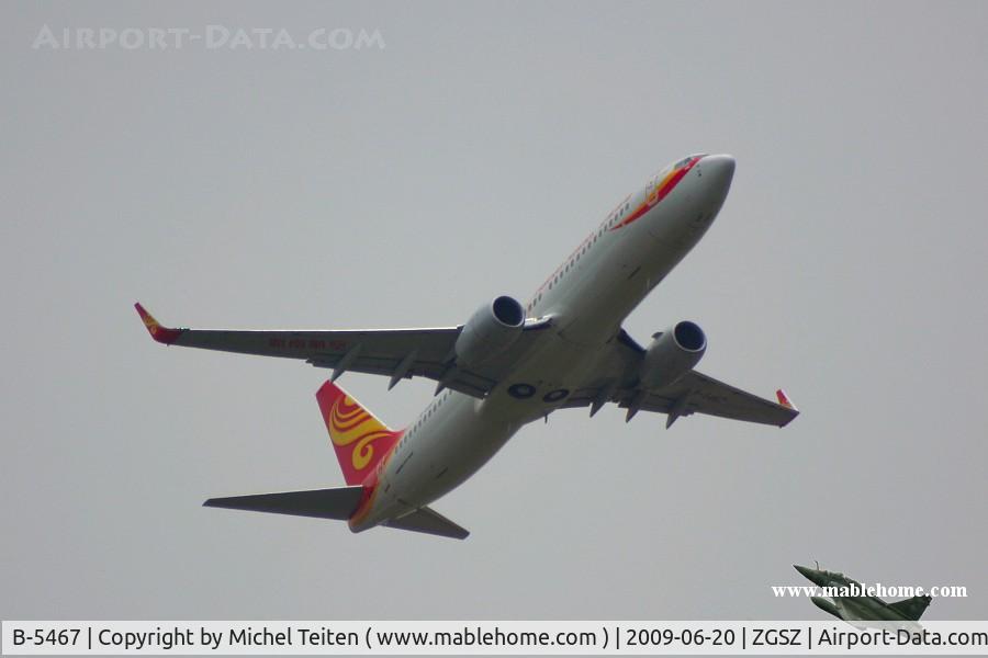 B-5467, 2009 Boeing 737-84P C/N 36779, Hainan Airlines