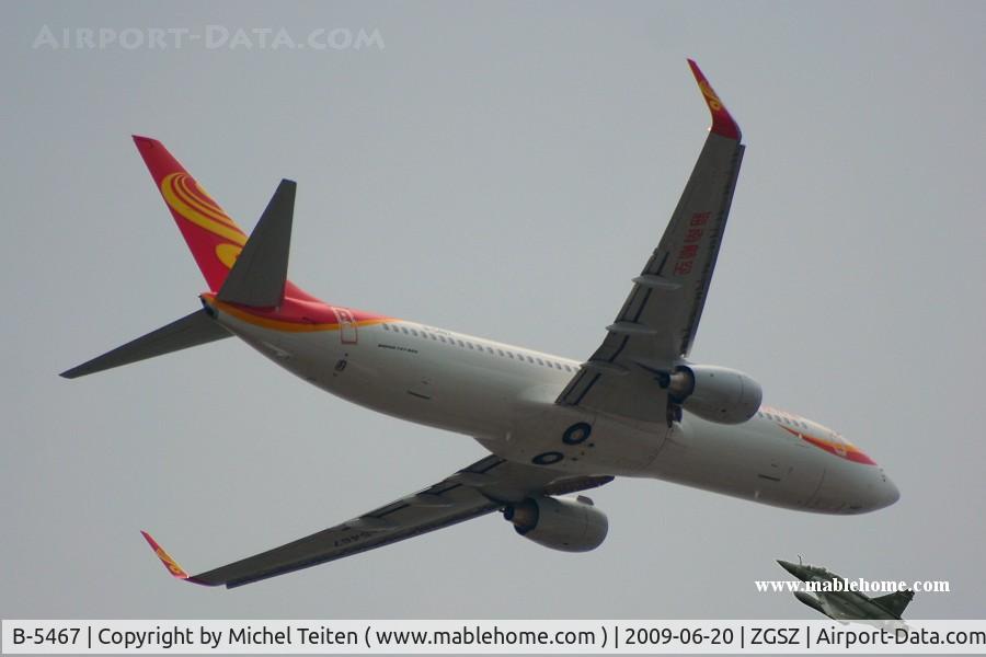 B-5467, 2009 Boeing 737-84P C/N 36779, Hainan Airlines