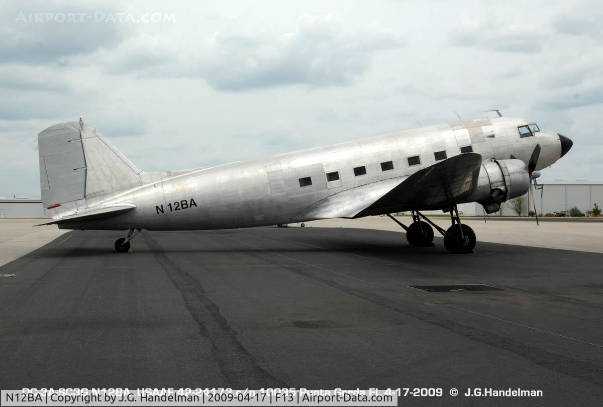 N12BA, 1943 Douglas DC3A-SC3G C/N 10035, at Punta Gorda FL