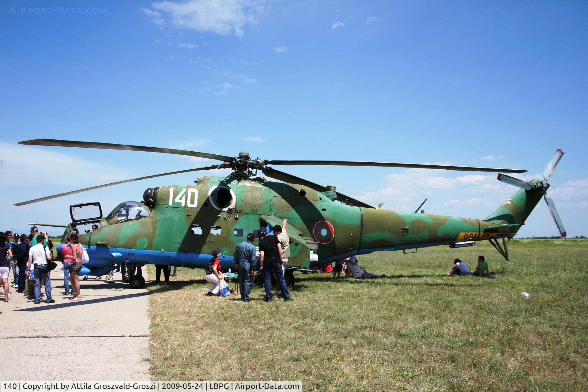140, 1997 Mil Mi-24V Hind E C/N 150722, BIAF 09 Bulgaria Plovdiv (Krumovo) LBPG Graf Ignatievo Military Air Base