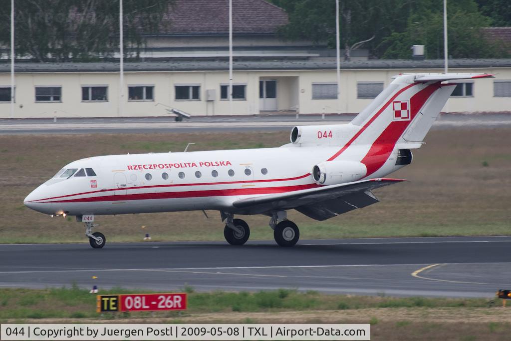 044, 1978 Yakovlev Yak-40 C/N 9840659, Rzeczpospolita Polska Yakovlev Yak-40