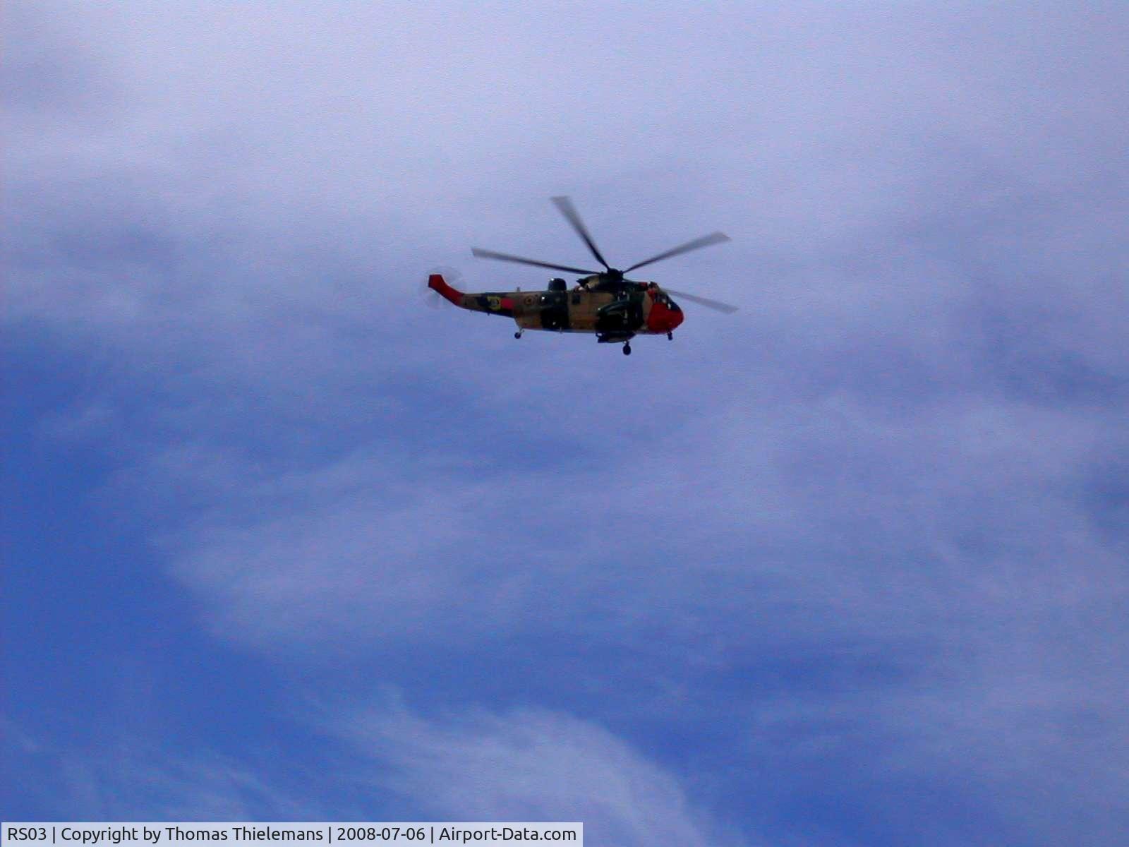 RS03, 1976 Westland Sea King Mk.48 C/N WA833, above Oostduinkerke