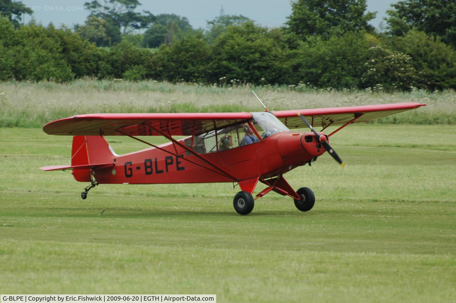 G-BLPE, 1953 Piper L-18C Super Cub (PA-18-95) C/N 18-3084, 2. G-BPLE arriving at Shuttleworth Collection Evening Air Display