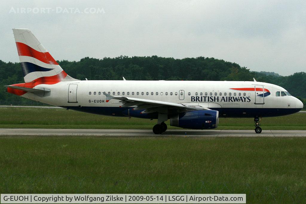 G-EUOH, 2001 Airbus A319-131 C/N 1604, visitor