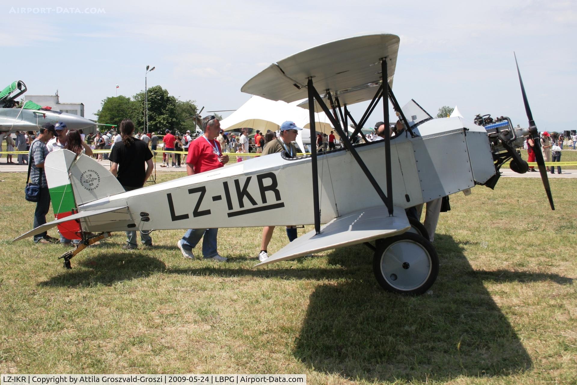 LZ-IKR, 1928 Dar Dar-1A C/N 36, BIAF 09 Bulgaria Plovdiv (Krumovo) LBPG Graf Ignatievo Military Air Base - Used by Aeroplane School for primary pilot training. Later used as glider tugs for Civil Air Service.