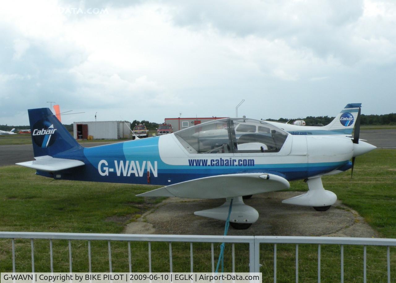 G-WAVN, 2000 Robin HR-200-120B C/N 344, PREVIOUSLY WITH WELLESBOURNE AVIATION TITLES NOW SPORTING CABAIR TITLES