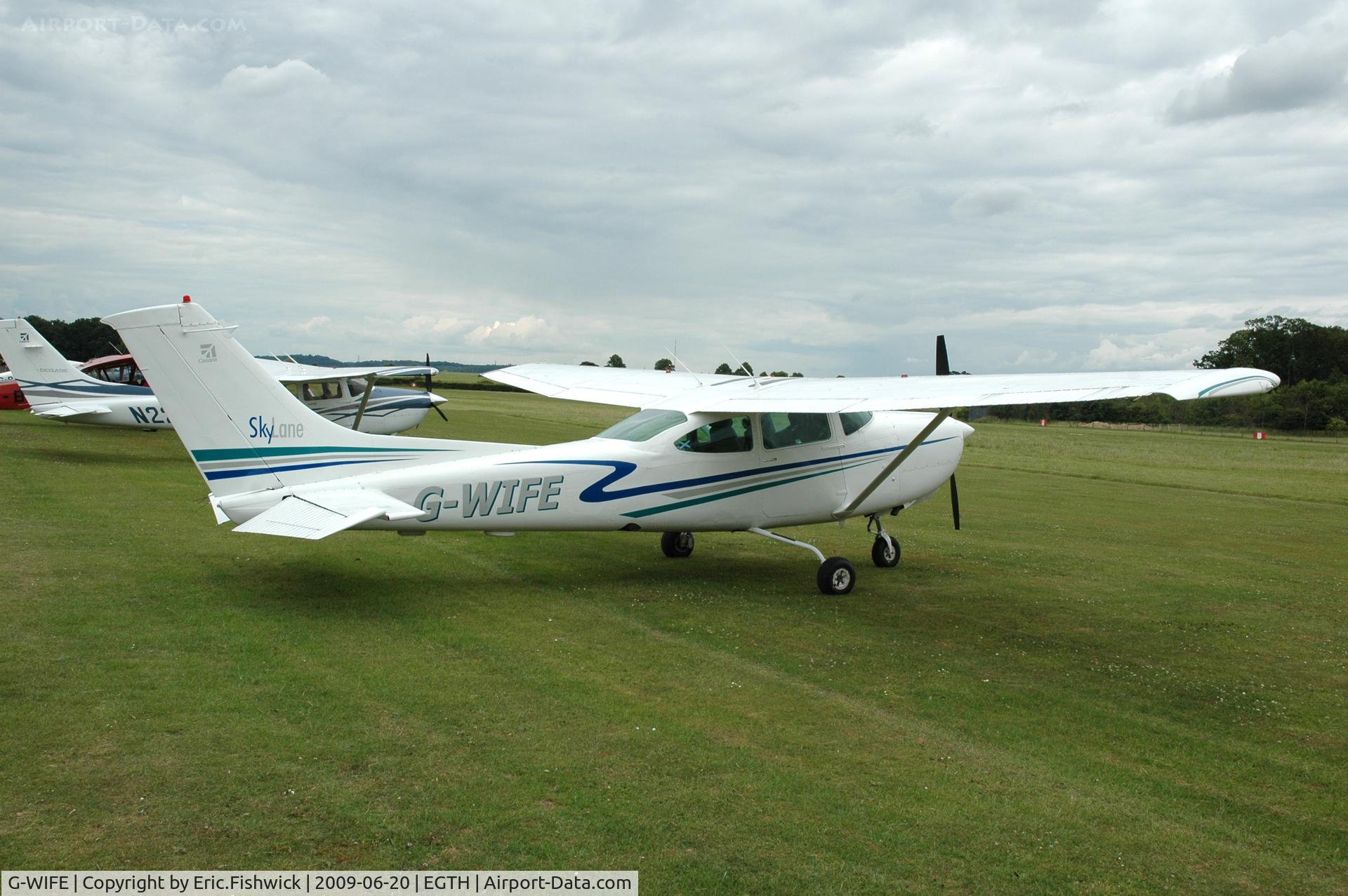 G-WIFE, 1978 Cessna R182 Skylane RG C/N R182-00244, G-WIFE at Shuttleworth Collection Evening Air Display