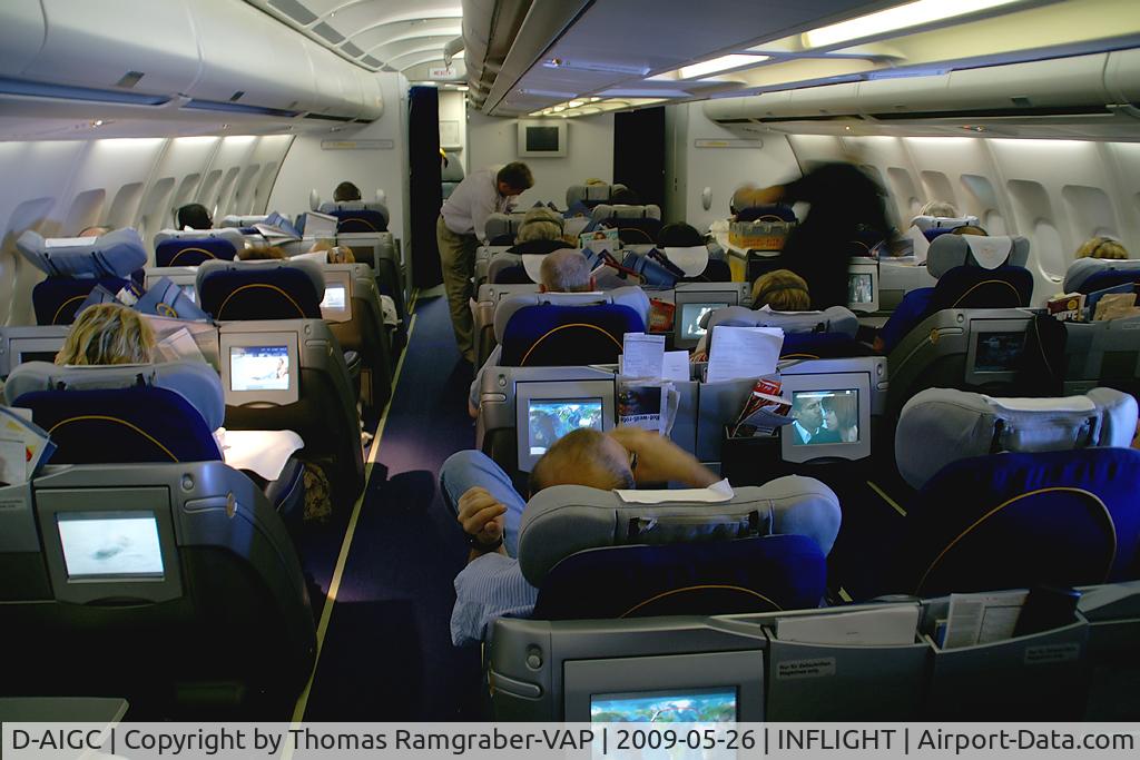 D-AIGC, 1993 Airbus A340-311 C/N 027, Lufthansa Airbus A340-300 (business class)