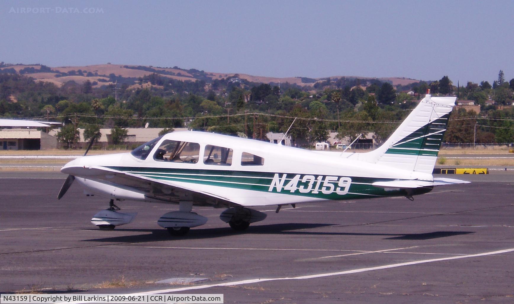 N43159, 1974 Piper PA-28-151 Cherokee Warrior C/N 28-7415436, Resident