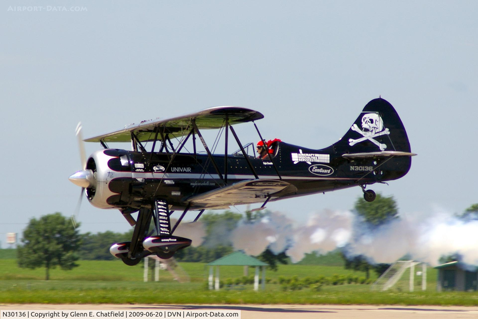 N30136, 1980 Waco UPF-7 C/N 5533, Quad Cities Air Show