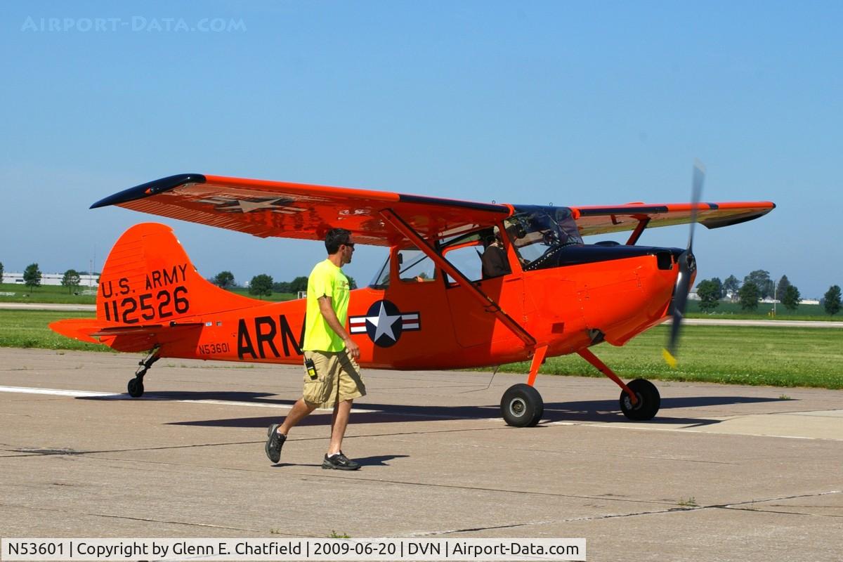 N53601, 1951 Cessna 0-1A C/N 22981, Quad Cities Air Show, O-1A 51-12526