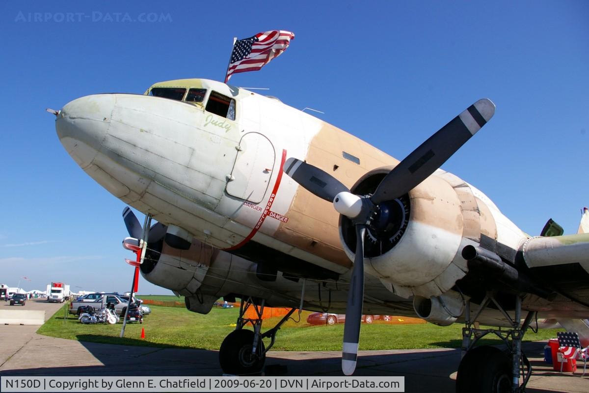 N150D, 1944 Douglas DC3C-S1C3G (C-47A) C/N 20195, Quad Cities Air Show  C-47 41-18401