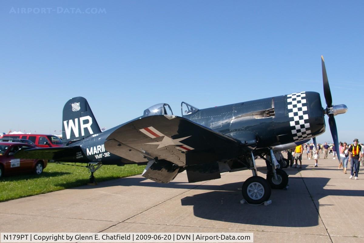 N179PT, 1948 Vought F4U-5 Corsair C/N Not found (Bu122179), Quad Cities Air Show