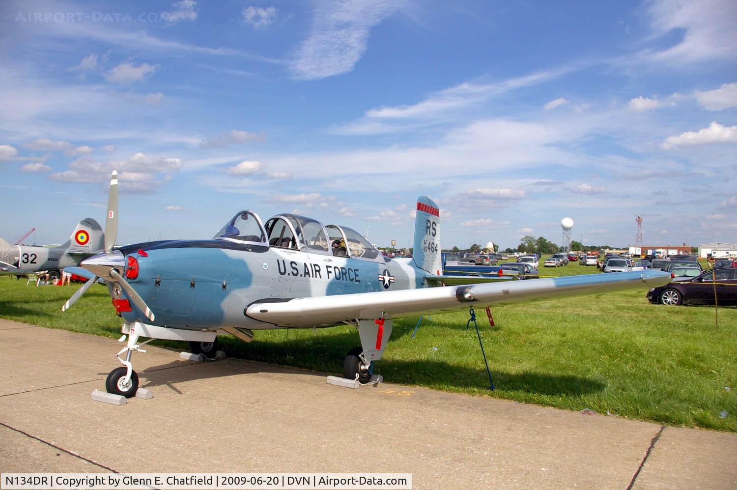 N134DR, 1956 Beech D-45 (T-34B) Mentor C/N BG-169, Quad Cities Air Show, T-34B 140835