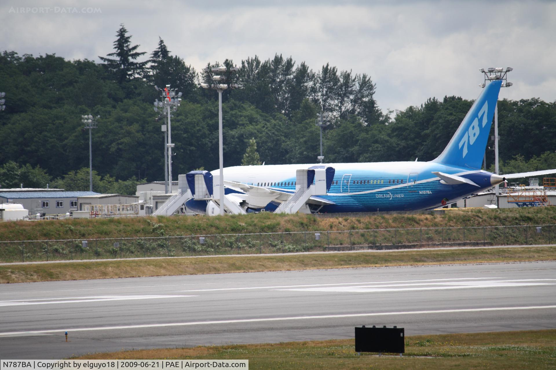 N787BA, 2009 Boeing 787-8 Dreamliner C/N 40690, GETTING READY FOR FIRST FLIGHT