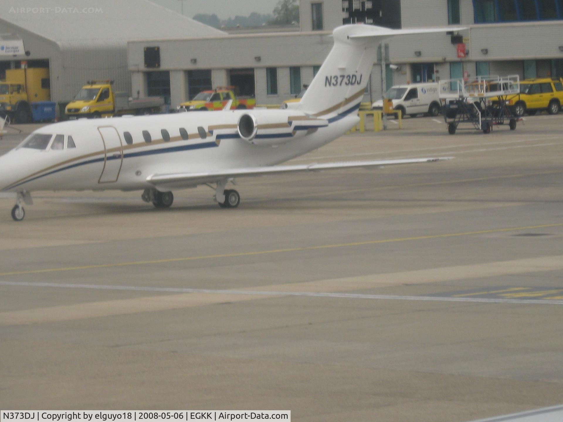 N373DJ, 1984 Cessna 650 Citation III C/N 650-0038, ready for take off