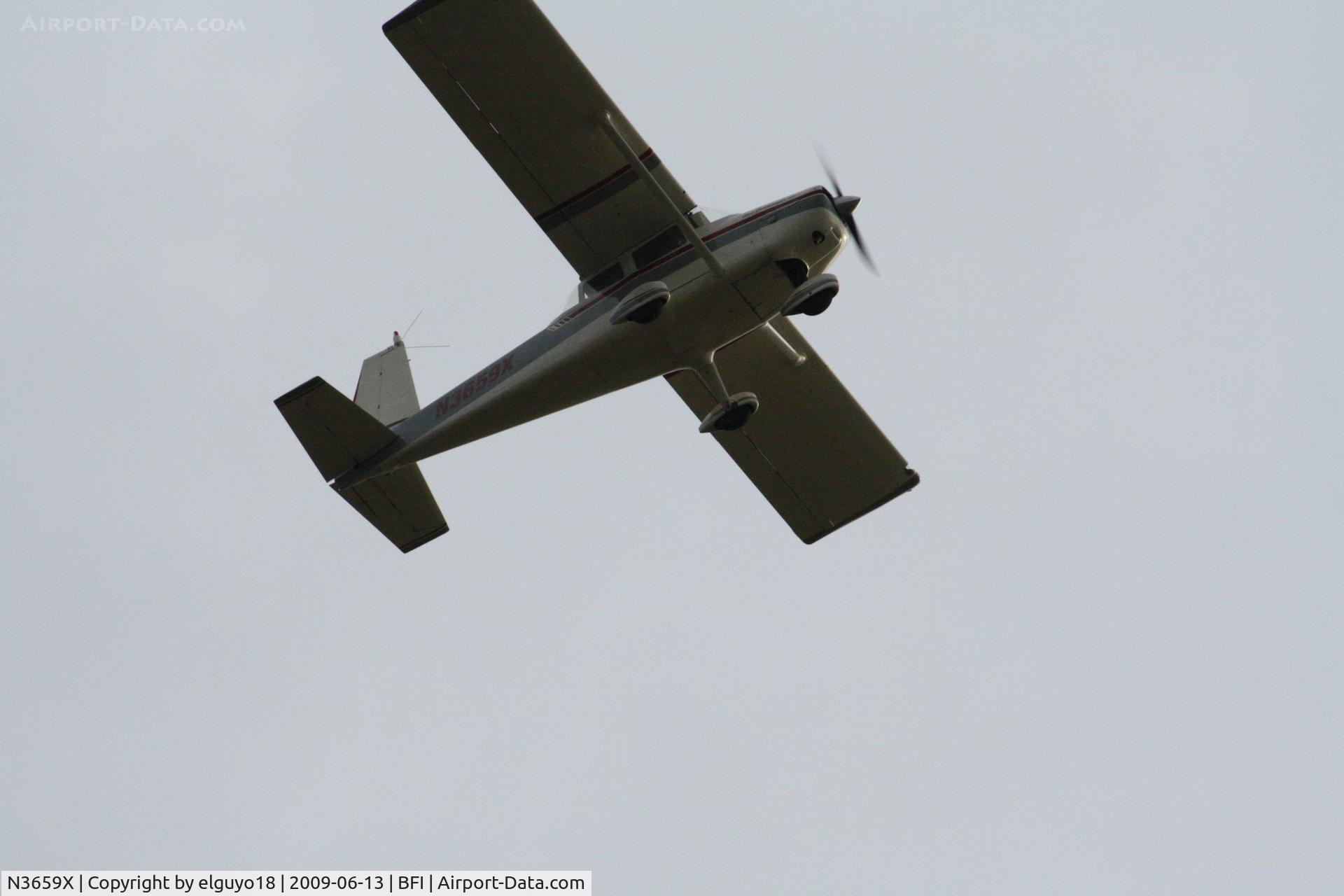 N3659X, 1968 Aero Commander 100 C/N 311, flight by