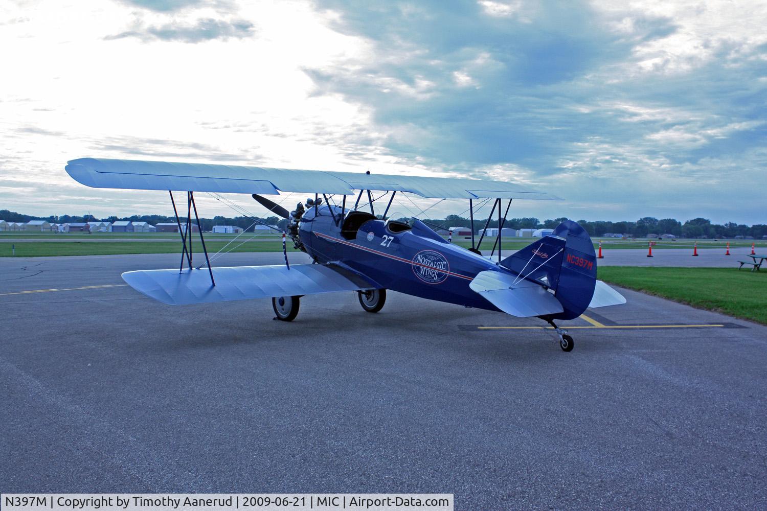 N397M, 1929 Curtiss-Wright Travel Air E-4000 C/N 1317, 1929 Curtiss Wright TRAVEL AIR E-4000, c/n: 1317, Bi-Plane Rides! Crystal Airport Open House 2009,