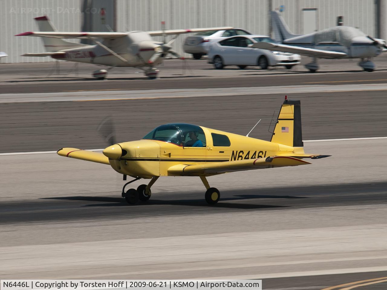 N6446L, 1972 American Aviation AA-1A Trainer C/N AA1A-0446, N6446L departing from RWY 21