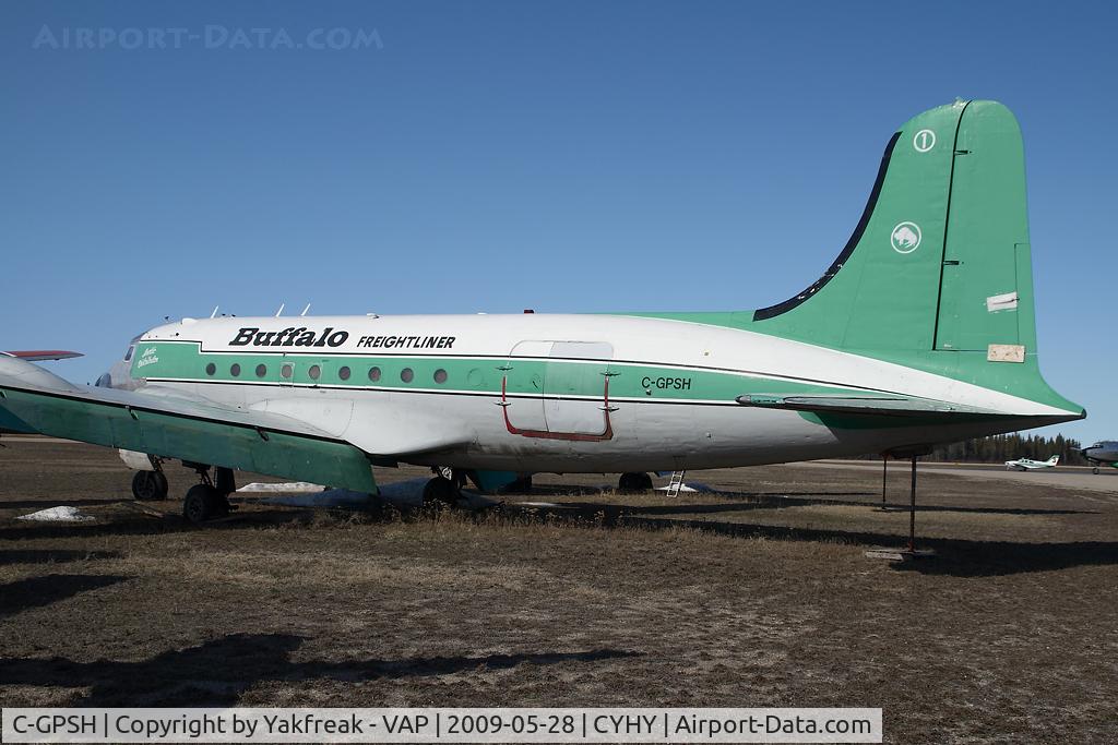 C-GPSH, 1944 Douglas C-54A Skymaster C/N 7458, Buffalo Airways DC4