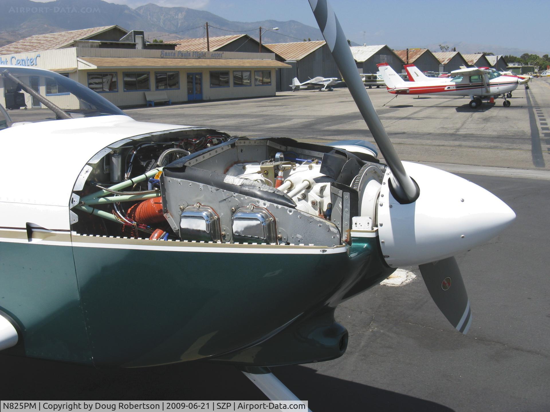 N825PM, Vans RV-6A C/N 1949MCP, 2002 Palmer VAN's RV-6A, Lycoming O-360 180 Hp, upper cowl off