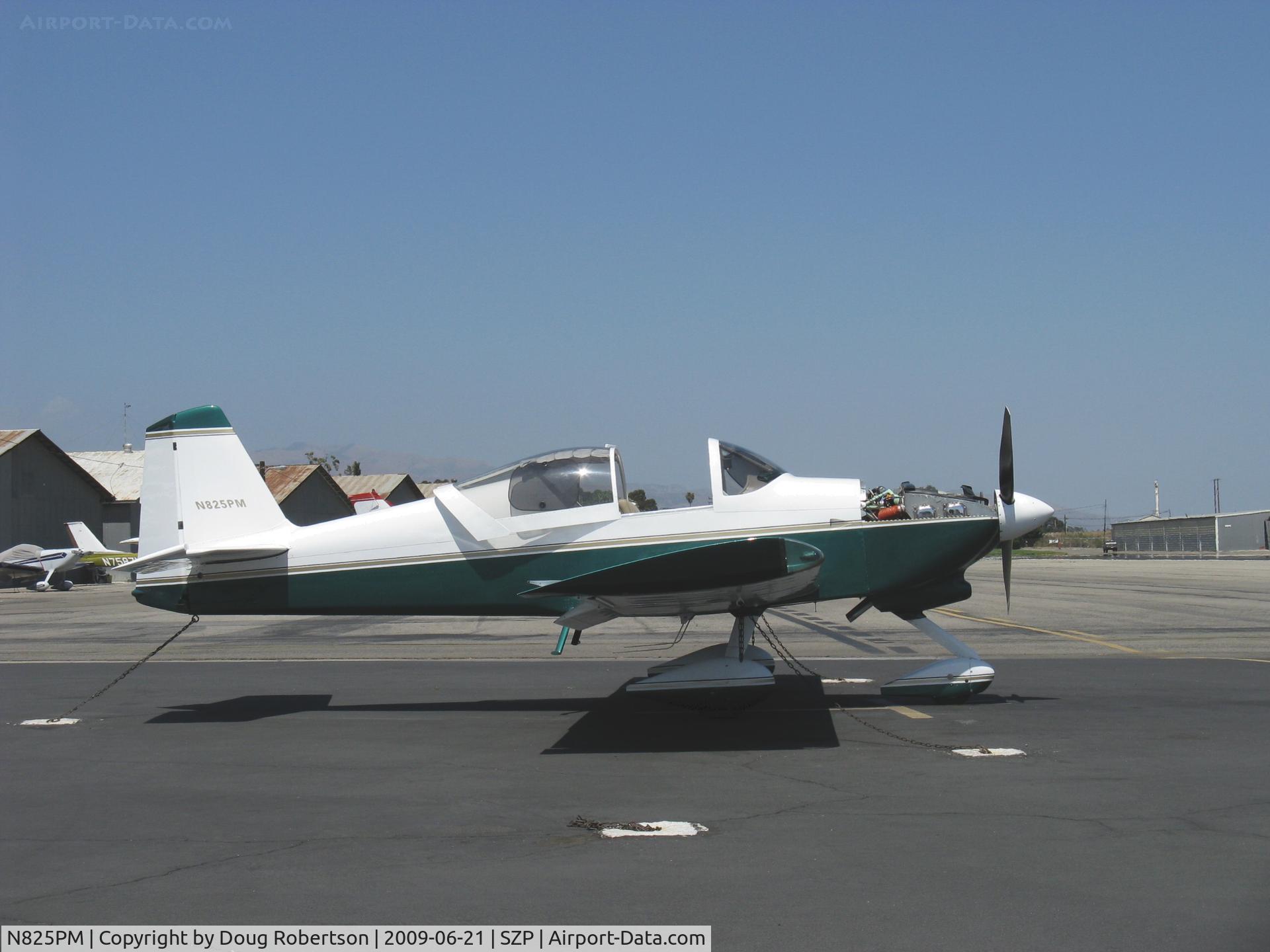 N825PM, Vans RV-6A C/N 1949MCP, 2002 Palmer VAN's RV-6A, Lycoming O-360 180 Hp