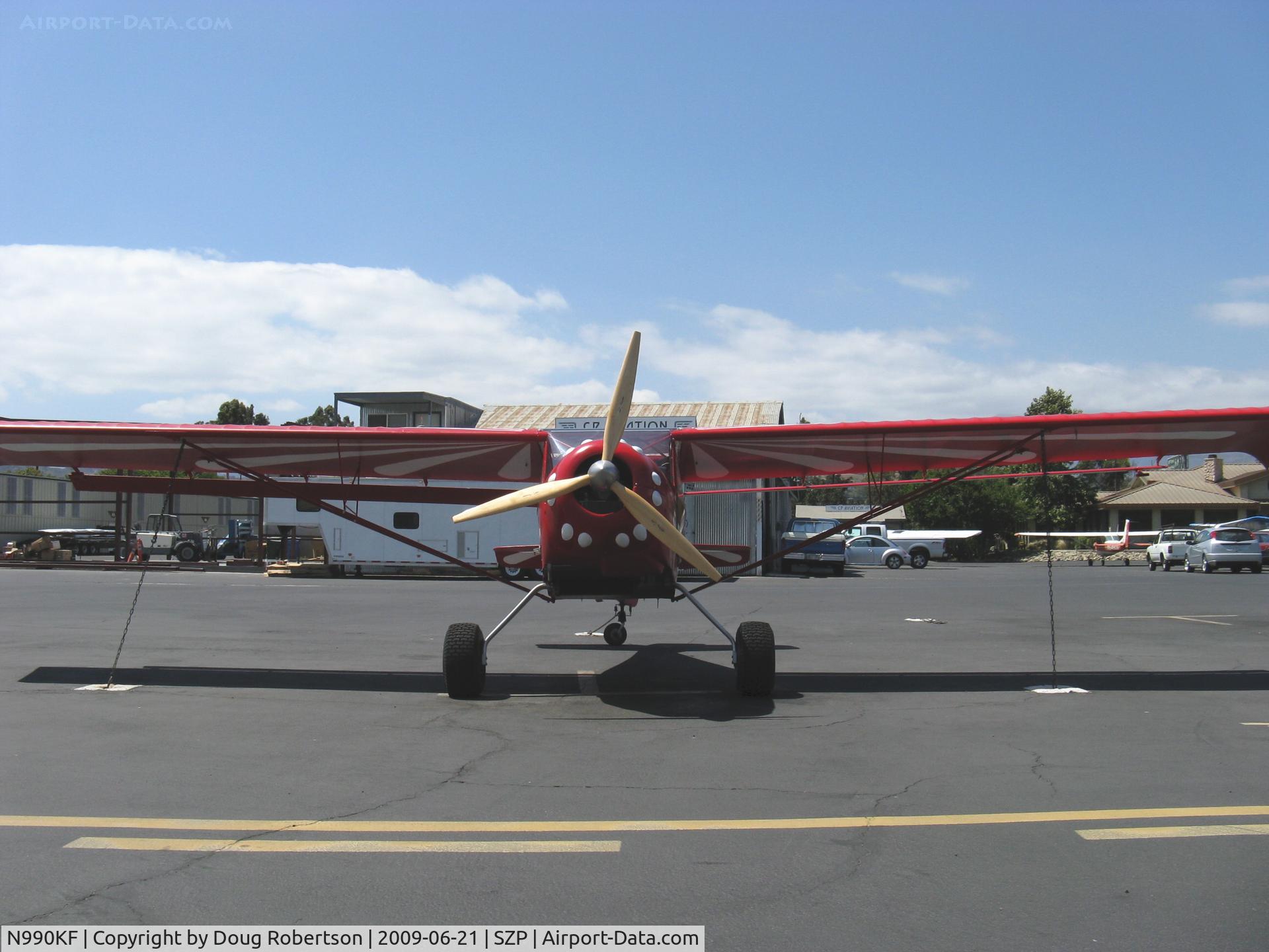 N990KF, Denney Kitfox Model 3 C/N 990, 1995 Swanson KITFOX III, Rotax 912 100 Hp, tri-blade prop