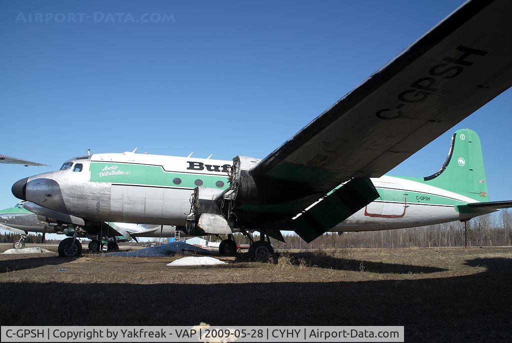 C-GPSH, 1944 Douglas C-54A Skymaster C/N 7458, Buffalo Airways DC4