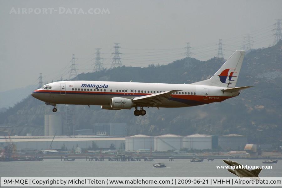 9M-MQE, Boeing 737-4H6 C/N 26462, Malaysia Airlines