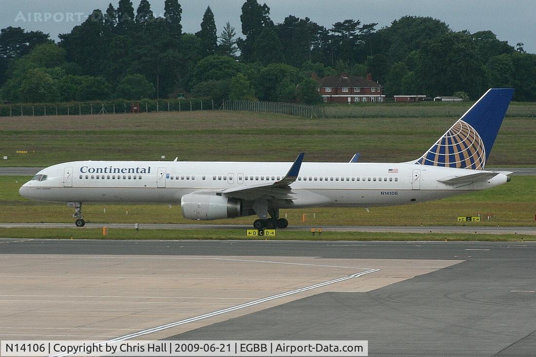 N14106, 1994 Boeing 757-224 C/N 27296, Continental