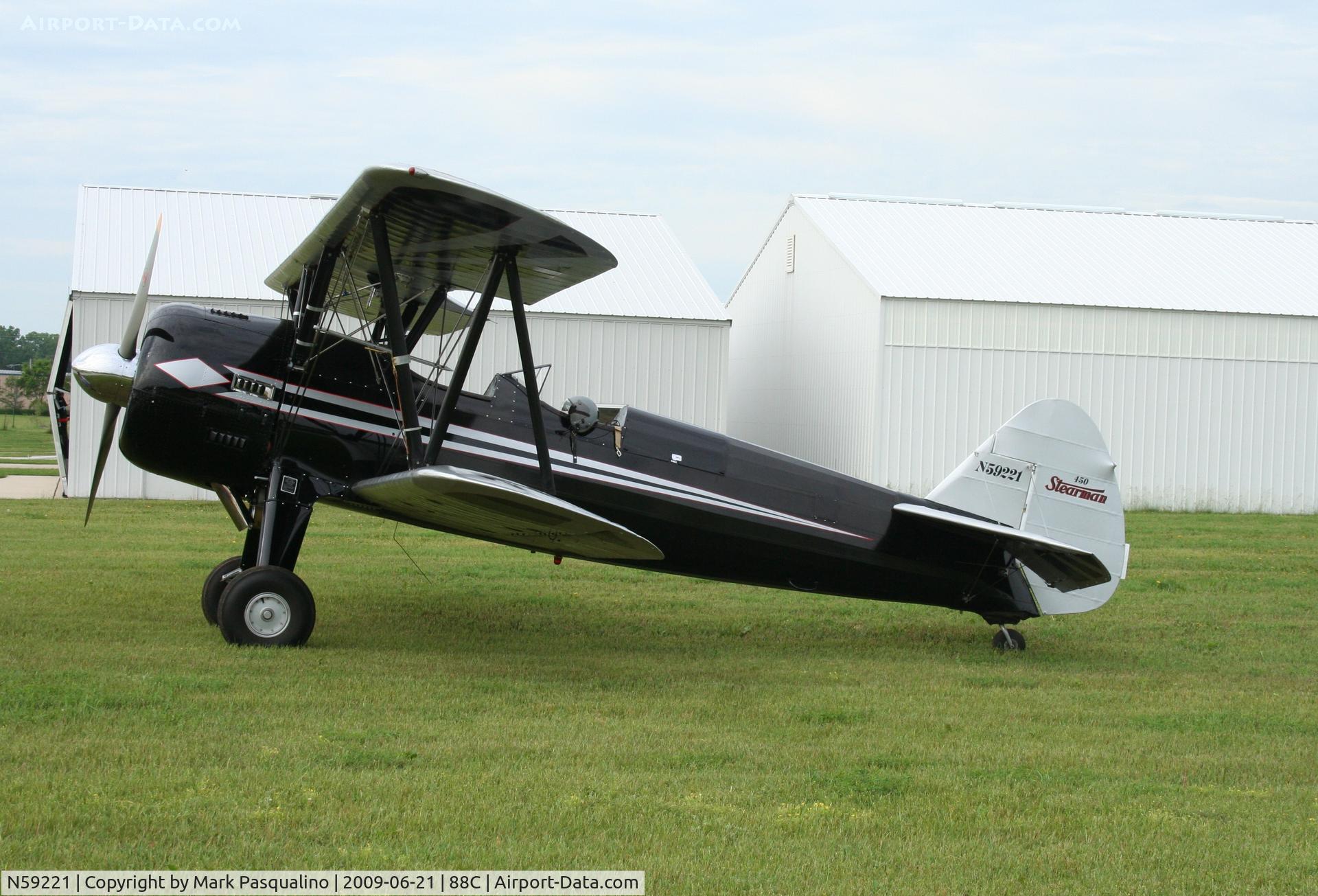 N59221, 1943 Boeing A75N1(PT17) C/N 75-4790, Stearman