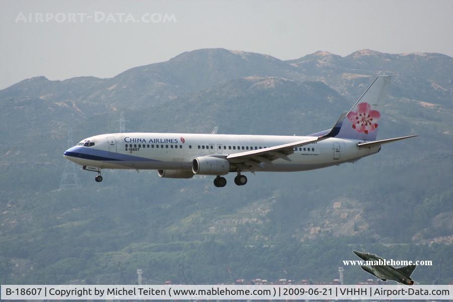 B-18607, Boeing 737-809 C/N 29104, China Airlines