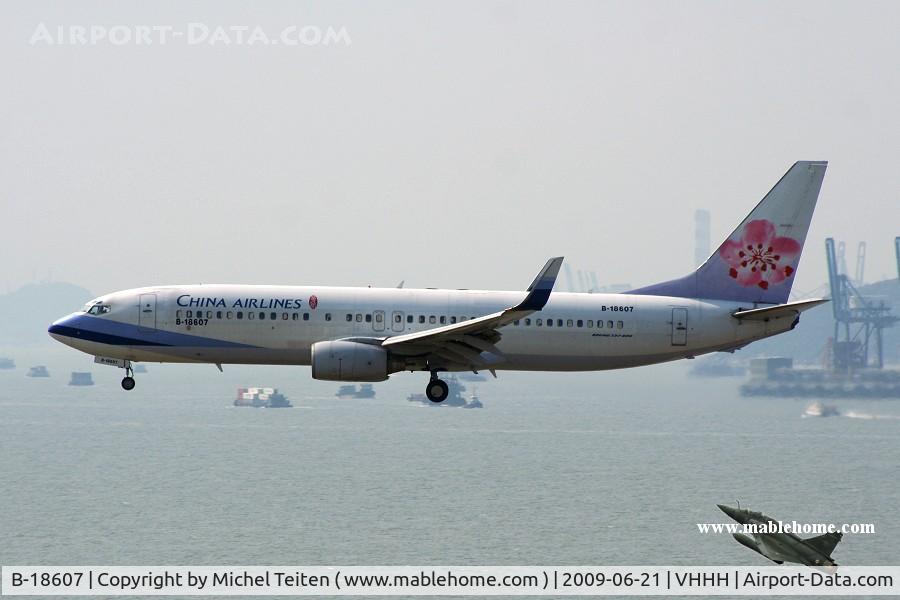 B-18607, Boeing 737-809 C/N 29104, China Airlines