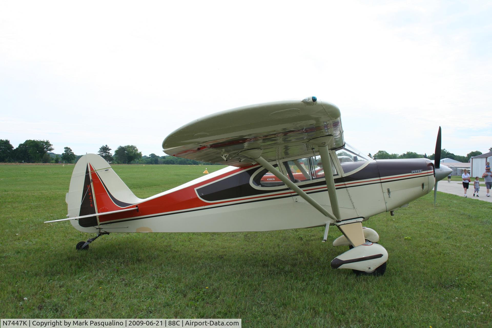 N7447K, 1950 Piper PA-20 Pacer C/N 20-358, Piper PA-20