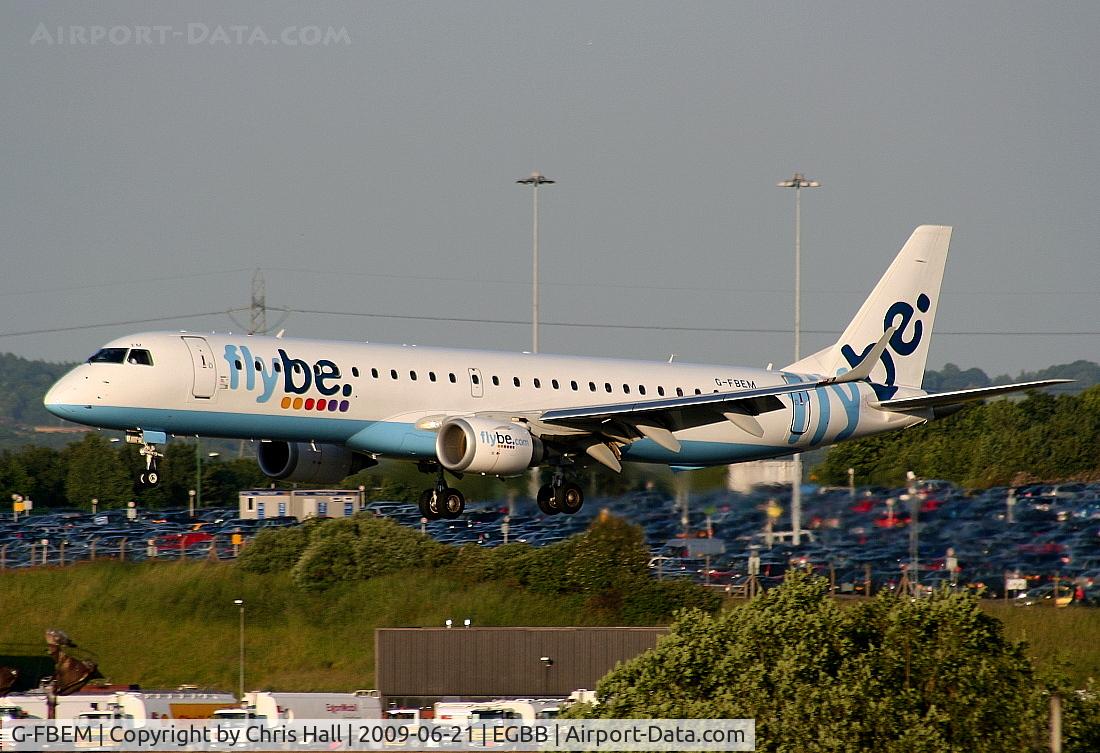 G-FBEM, 2008 Embraer 195LR (ERJ-190-200LR) C/N 19000204, flybe