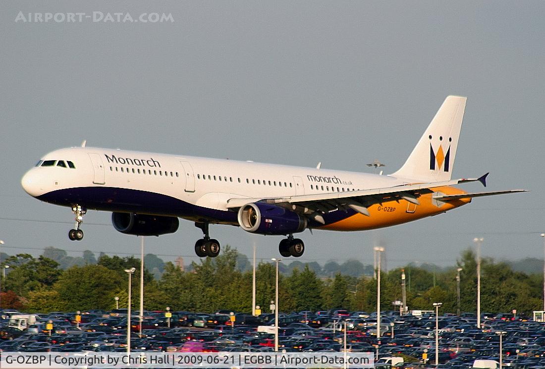 G-OZBP, 2001 Airbus A321-231 C/N 1433, Monarch