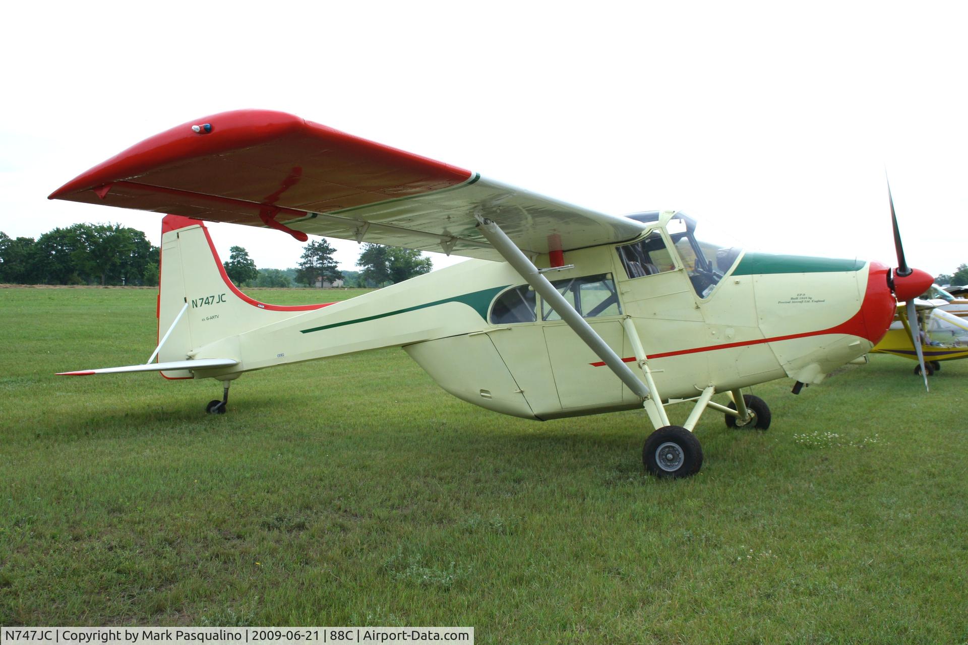 N747JC, Edgar Percival EP-9 Prospector C/N 39, Percival EP 9