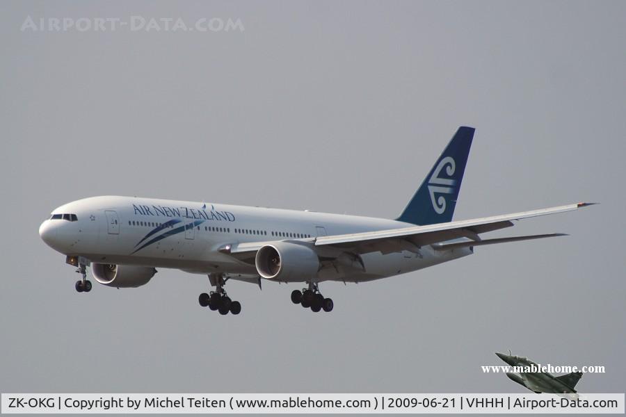 ZK-OKG, 2006 Boeing 777-219 C/N 29403, Air New Zealand