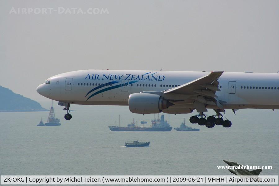 ZK-OKG, 2006 Boeing 777-219 C/N 29403, Air New Zealand