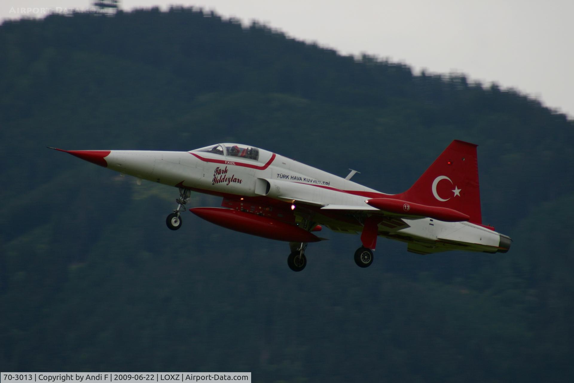 70-3013, Northrop NF-5 Freedom Fighter C/N 3013, Türkisch Stars