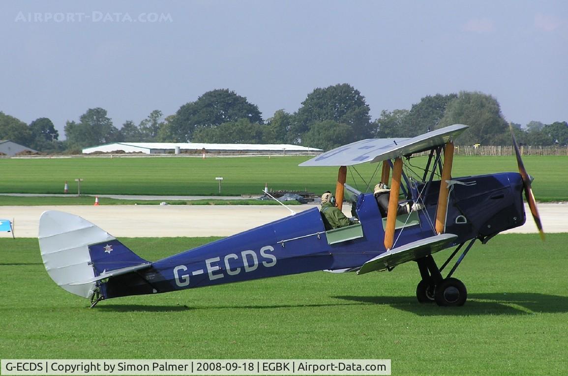 G-ECDS, 1943 De Havilland DH-82A Tiger Moth II C/N 86347, DH82 Tiger Moth