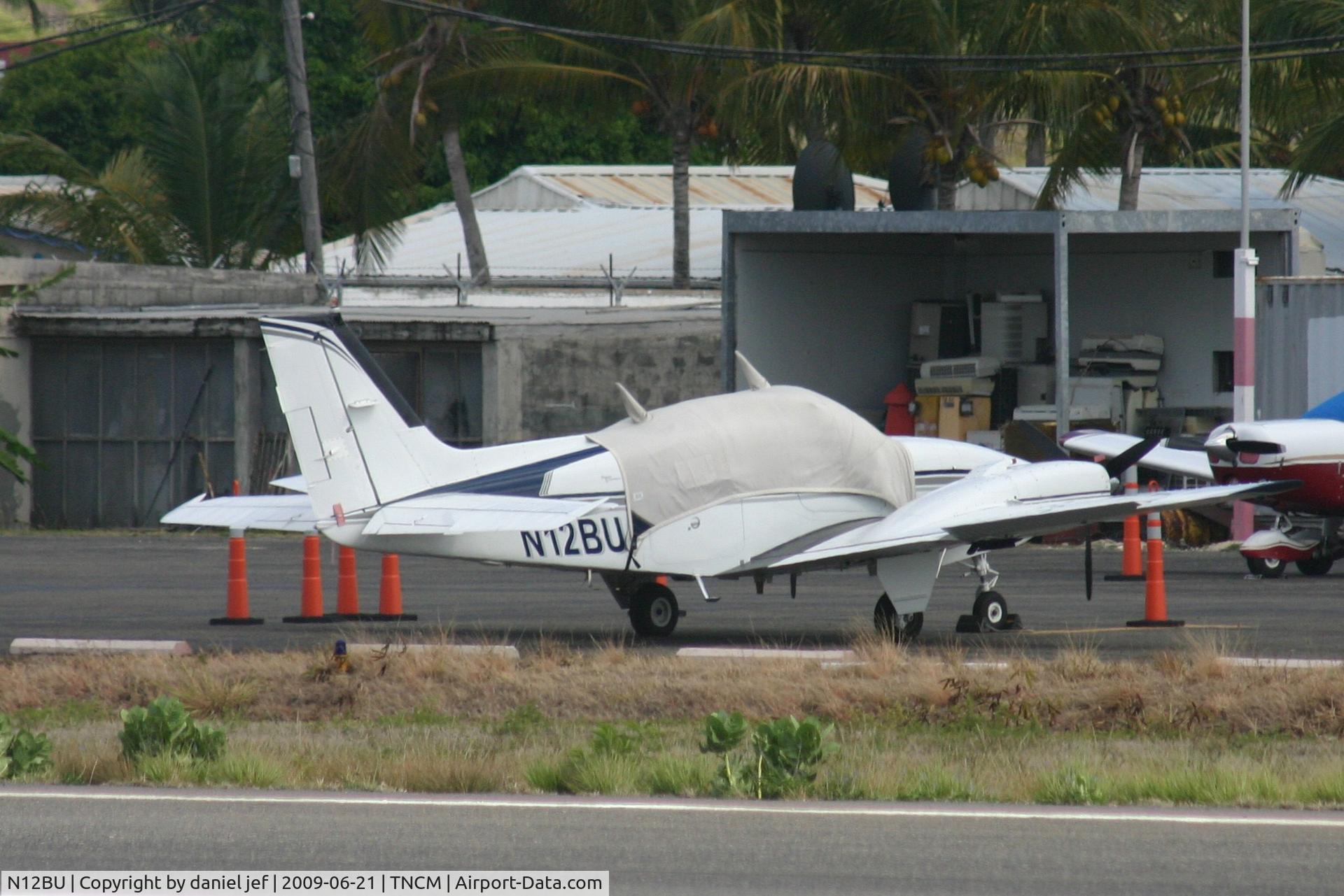 N12BU, 1968 Beech D55 Baron C/N TE-595, park at the  tncm ramp