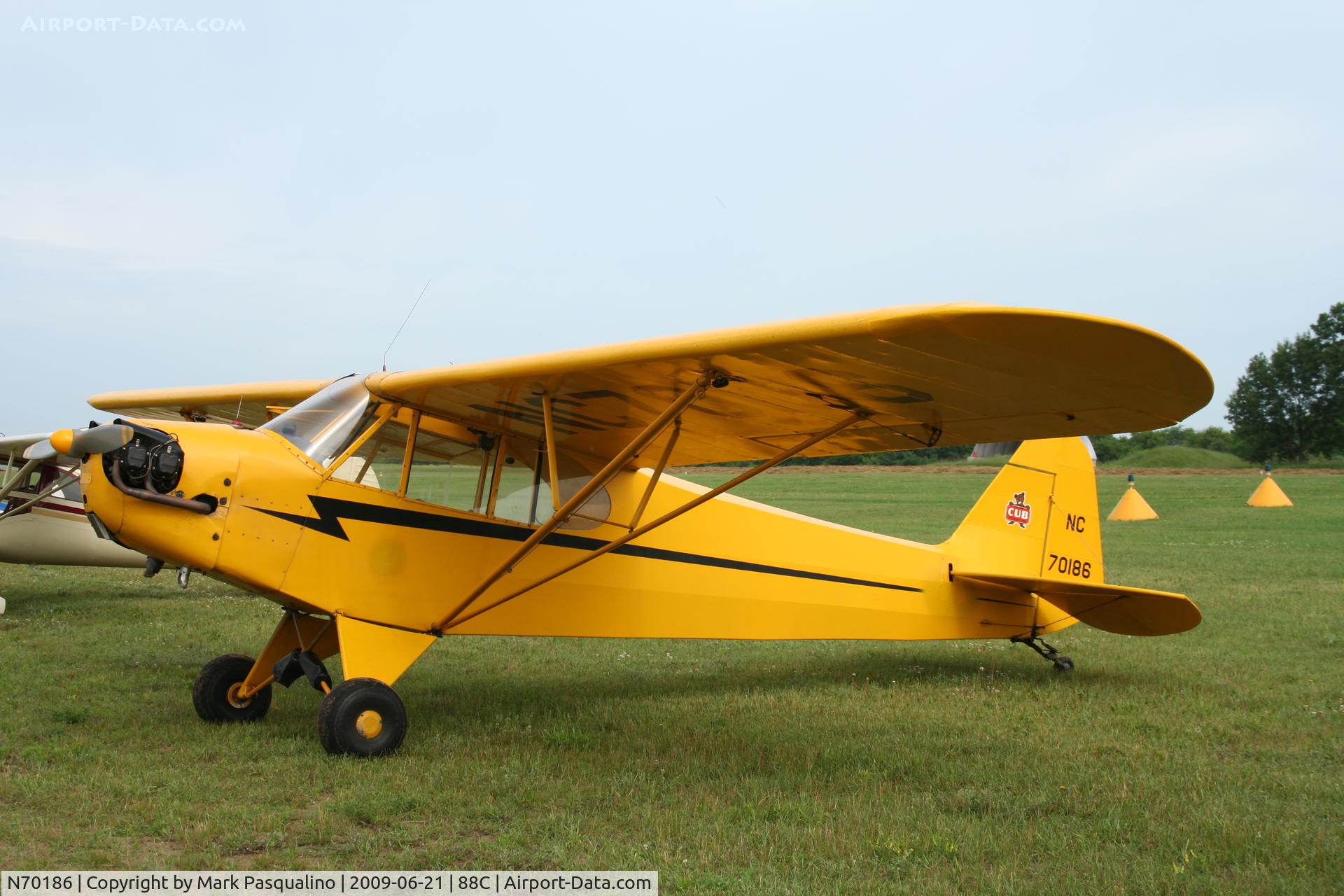 N70186, 1946 Piper J3C-65 Cub C/N 17171, Piper J3C-65