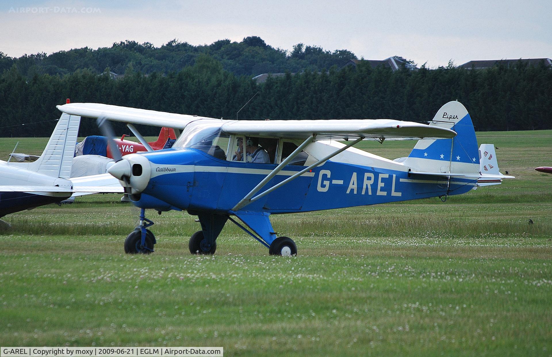 G-AREL, 1960 Piper PA-22-150 Caribbean C/N 22-7284, Piper Caribbean at White Waltham